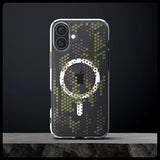 Spigen iPhone 16 -suojakuori Ultra Hybrid MagFit Digital Camo