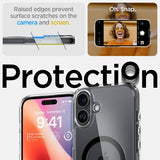 Spigen iPhone 16 -suojakuori Ultra Hybrid MagFit musta