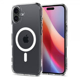 Spigen iPhone 16 Suojakuori Ultra Hybrid MagFit Valkoinen