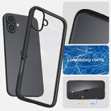 Spigen iPhone 16 -suojakuori Ultra Hybrid Matte, musta