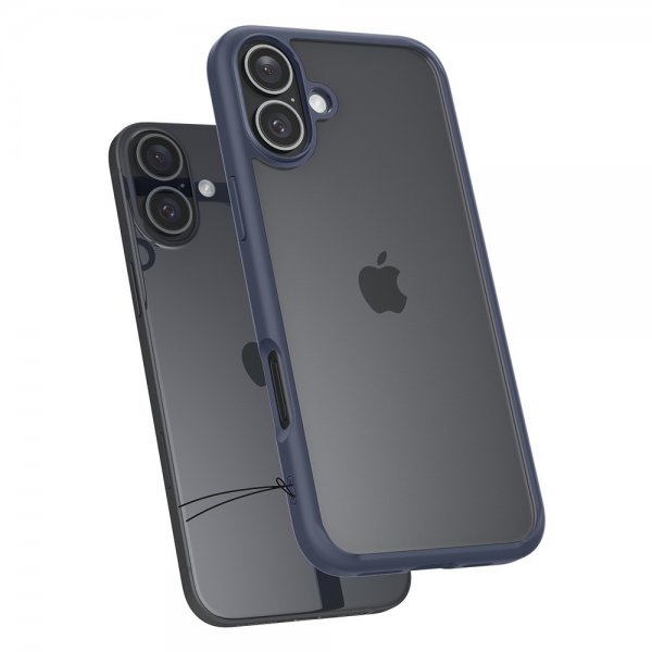 Spigen iPhone 16 -suojakuori Ultra Hybrid Navy Blue