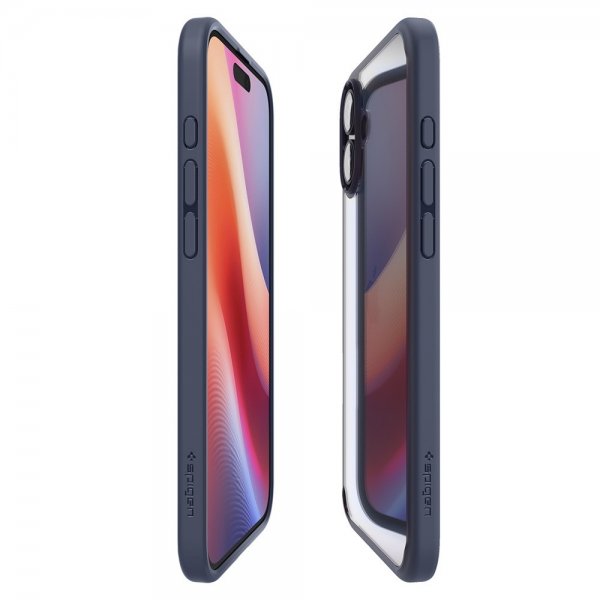 Spigen iPhone 16 -suojakuori Ultra Hybrid Navy Blue