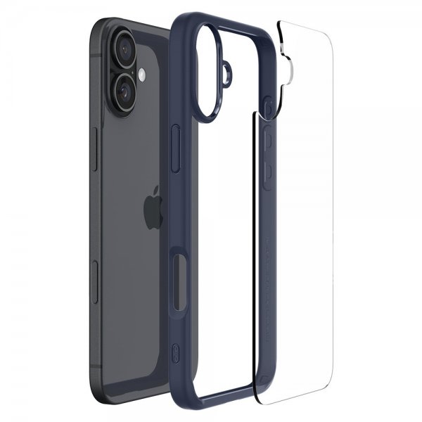 Spigen iPhone 16 -suojakuori Ultra Hybrid Navy Blue