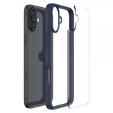 Spigen iPhone 16 -suojakuori Ultra Hybrid Navy Blue