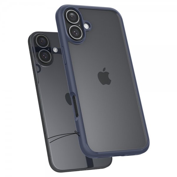 Spigen iPhone 16 -suojakuori Ultra Hybrid Navy Blue