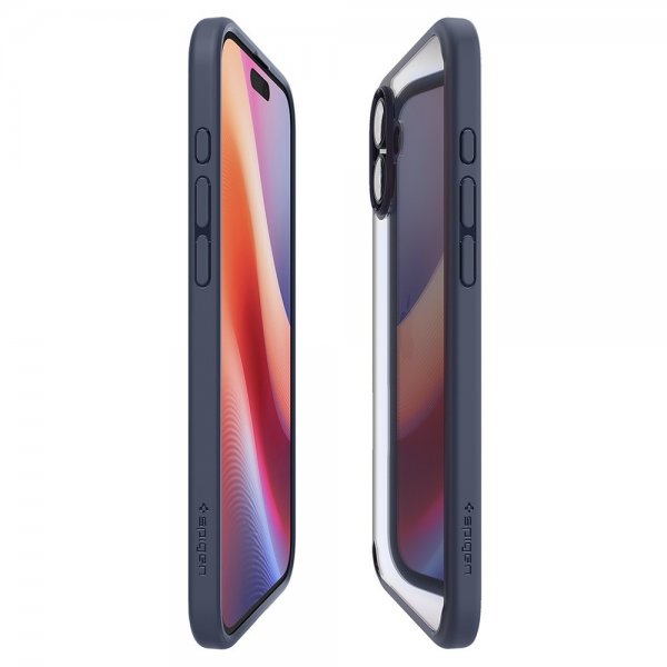 Spigen iPhone 16 -suojakuori Ultra Hybrid Navy Blue