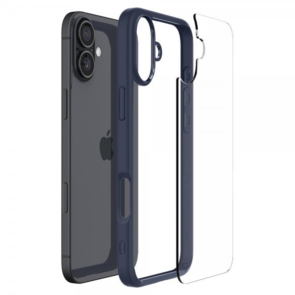 Spigen iPhone 16 -suojakuori Ultra Hybrid Navy Blue