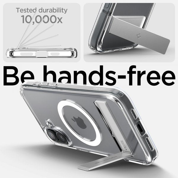 Spigen iPhone 16 Suojakuori Ultra Hybrid S MagFit Crystal Clear