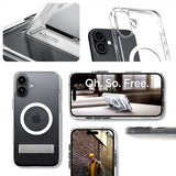 Spigen iPhone 16 Suojakuori Ultra Hybrid S MagFit Crystal Clear
