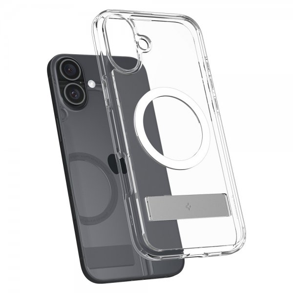 Spigen iPhone 16 Suojakuori Ultra Hybrid S MagFit Crystal Clear