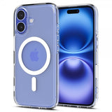 Spigen iPhone 16 Suojakuori Ultra Hybrid T MagFit Kirkas Valkoinen