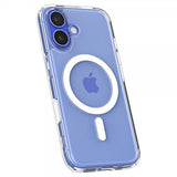 Spigen iPhone 16 Suojakuori Ultra Hybrid T MagFit Kirkas Valkoinen