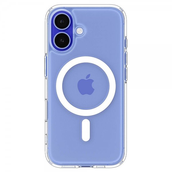 Spigen iPhone 16 Suojakuori Ultra Hybrid T MagFit Kirkas Valkoinen