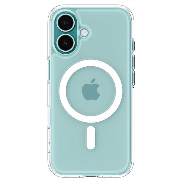Spigen iPhone 16 Suojakuori Ultra Hybrid T MagFit Kirkas Valkoinen