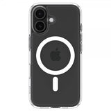 Spigen iPhone 16 Suojakuori Ultra Hybrid T MagFit Kirkas Valkoinen