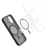 Spigen iPhone 16 -suojakuori Ultra Hybrid T MagFit Frost Black
