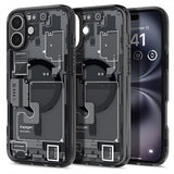 Spigen iPhone 16 -suojakuori Ultra Hybrid Zero One MagFit Musta
