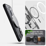 Spigen iPhone 16 -suojakuori Ultra Hybrid Zero One MagFit Musta