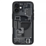 Spigen iPhone 16 -suojakuori Ultra Hybrid Zero One MagFit Musta