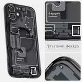 Spigen iPhone 16 -suojakuori Ultra Hybrid Zero One MagFit Musta