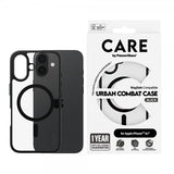 CARE by PanzerGlass iPhone 16 Suojakuori Urban Combat MagSafe Musta