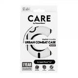CARE by PanzerGlass iPhone 16 Suojakuori Urban Combat MagSafe Musta