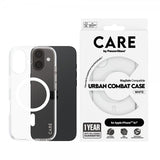 CARE by PanzerGlass iPhone 16 Kuori Urban Combat MagSafe Valkoinen