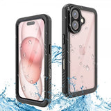 Redpepper iPhone 16 -suojakuori vedenkestävä IP68 musta
