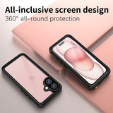 Redpepper iPhone 16 -suojakuori vedenkestävä IP68 musta