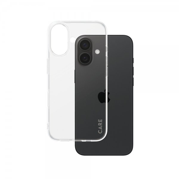 CARE by PanzerGlass iPhone 16 -suojakuori X-Ray, läpinäkyvä
