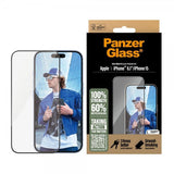 PanzerGlass iPhone 15/iPhone 16 Näytönsuoja Ultra-Wide Fit EasyAligner