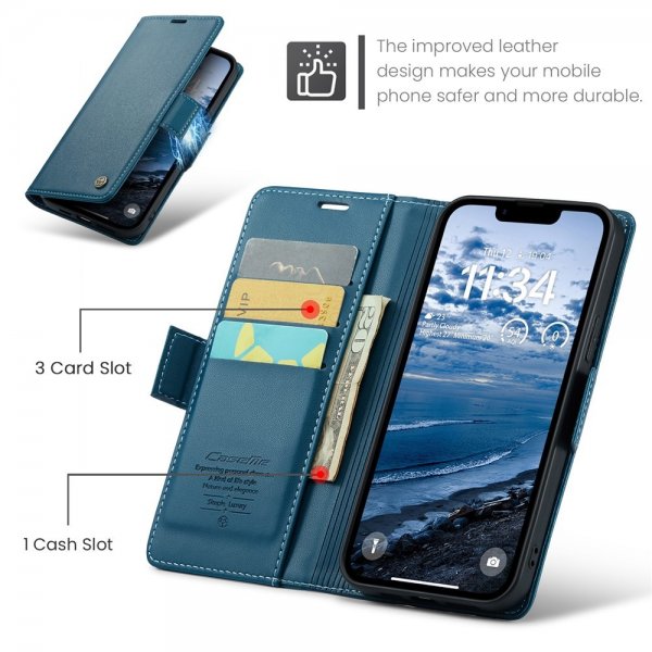 CaseMe iPhone 16/17 Series suojakotelo 023, sininen