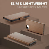 CaseMe iPhone 16/17 -kotelo 023 Series Ruskea