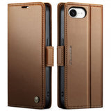 CaseMe iPhone 16/17 -kotelo 023 Series Ruskea