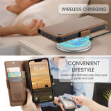CaseMe iPhone 16/17 -kotelo 023 Series Ruskea