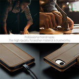 CaseMe iPhone 16/17 -kotelo 023 Series Ruskea
