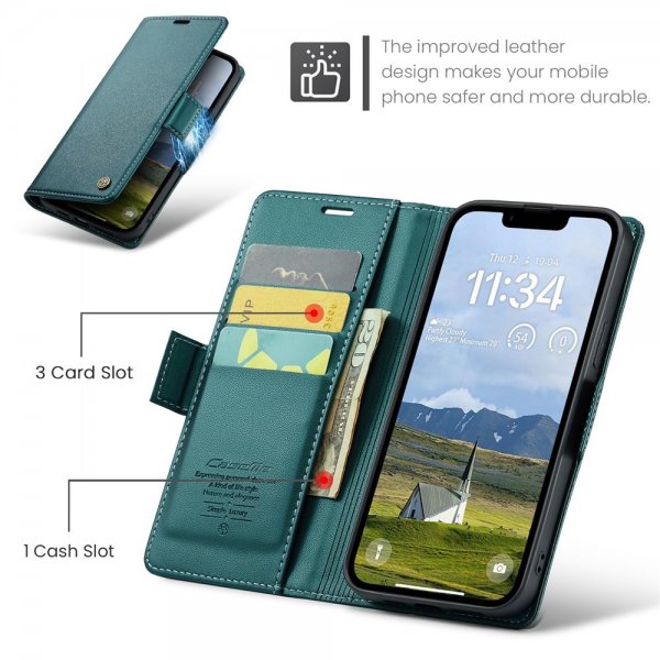 CaseMe iPhone 16/17 -kotelo 023 Series Vihreä