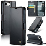 CaseMe iPhone 16e/17e Kotelo 023 Series Musta
