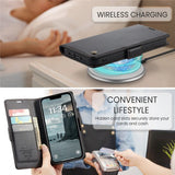 CaseMe iPhone 16e/17e Kotelo 023 Series Musta