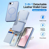 Dux Ducis iPhone 16e/17e Kotelo 2-in-1 Lawa Series MagSafe Sininen