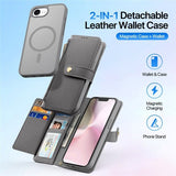 Dux Ducis iPhone 16e/17e Kotelo 2-in-1 Lawa Series MagSafe Harmaa