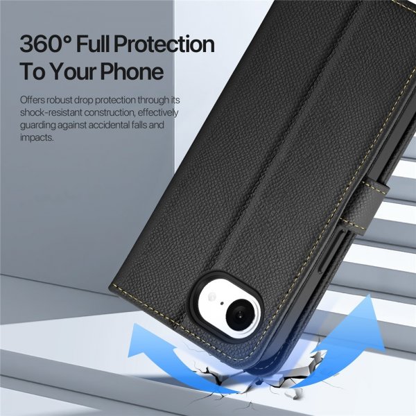 Dux Ducis iPhone 16./17. kotelo 2-in-1 Lawa Series MagSafe Musta