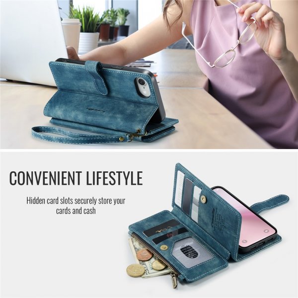 CaseMe iPhone 16e/17e Kotelo C30 Series Sininen