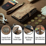 CaseMe iPhone 16./17. -sarjan suojakotelo C30, ruskea