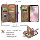 CaseMe iPhone 16./17. -sarjan suojakotelo C30, ruskea