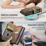 CaseMe iPhone 16./17. -sarjan suojakotelo C30, ruskea