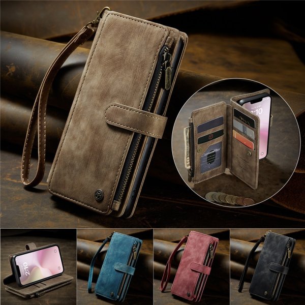 CaseMe iPhone 16./17. -sarjan suojakotelo C30, ruskea