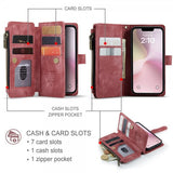 CaseMe iPhone 16/17 Series C30 -suojakuori, punainen