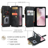 CaseMe iPhone 16./17. Kotelo C30-sarja Musta