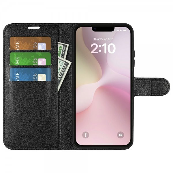 iPhone 16./17. Kotelo litsi musta